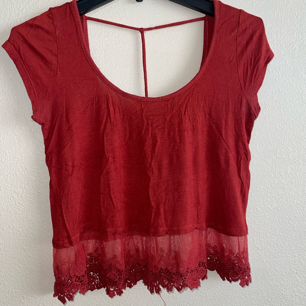 Auburn crop top